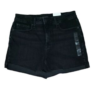 Free Assembly Cuffed Raw Hem Jean Shorts